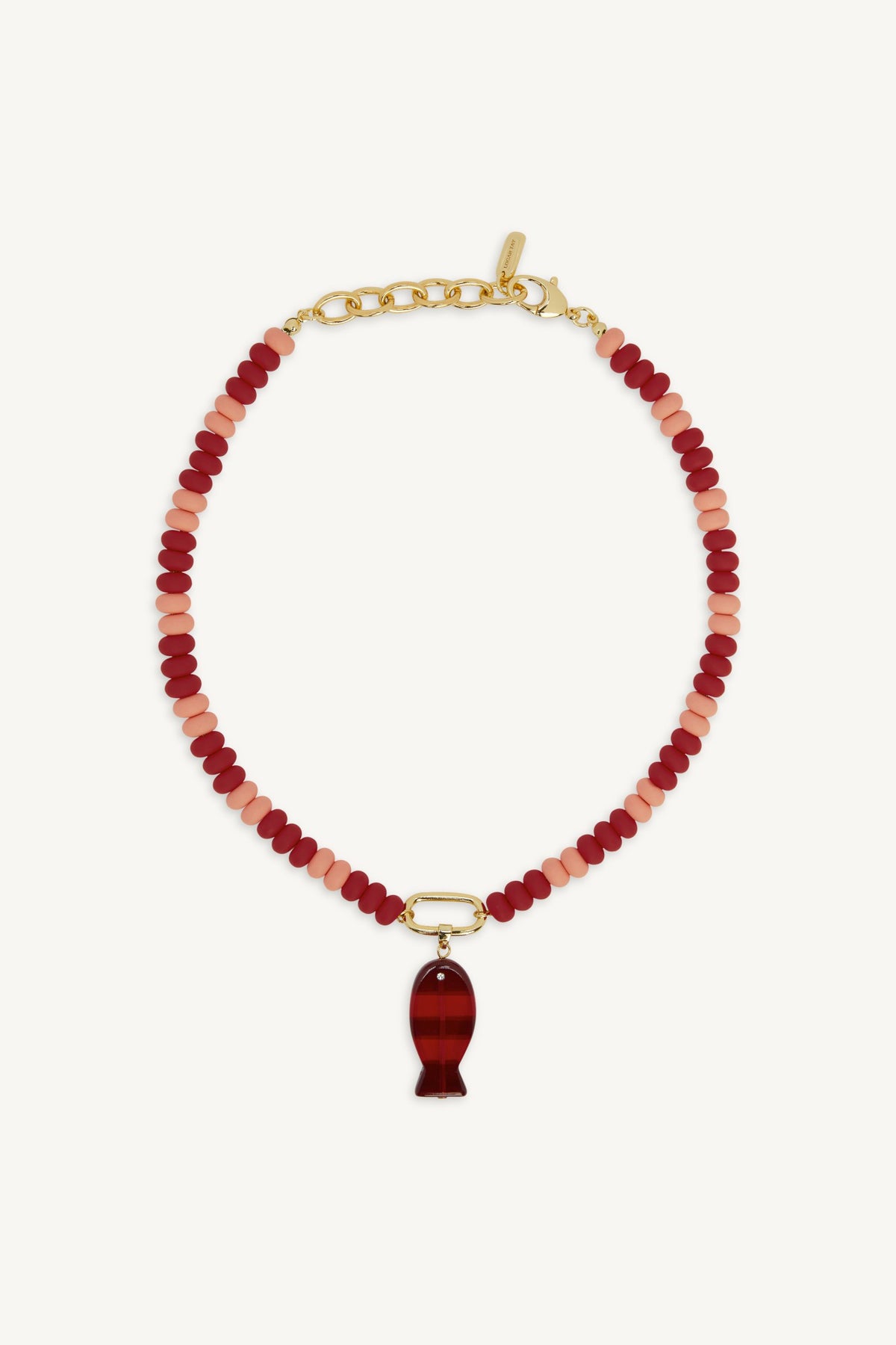 SET x LOGAN TAY FISH CHARM NECKLACE - MARASCHINO | SET ACTIVE