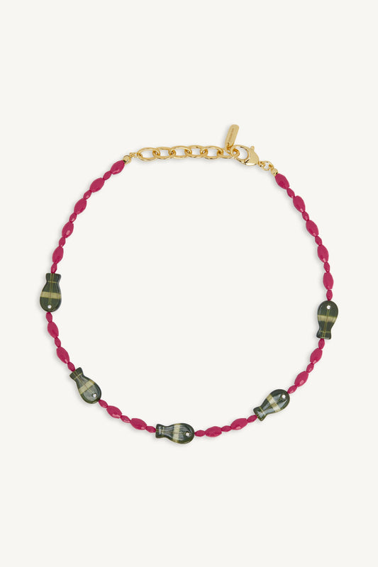 SET x LOGAN TAY FISH BEAD NECKLACE - HIBISCUS | SET ACTIVE