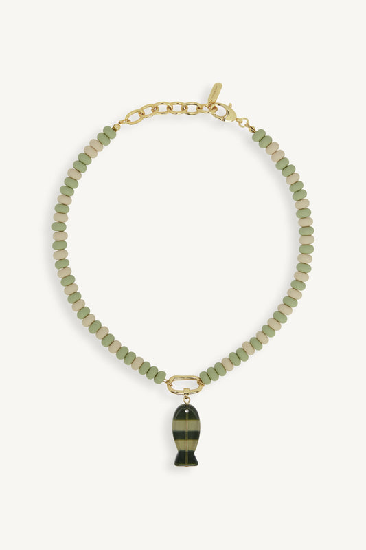 SET x LOGAN TAY FISH CHARM NECKLACE - PIÑA | SET ACTIVE