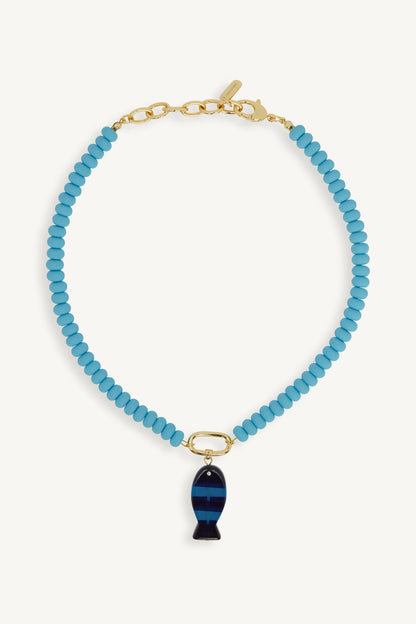 SET x LOGAN TAY FISH CHARM NECKLACE - MAUI | SET ACTIVE