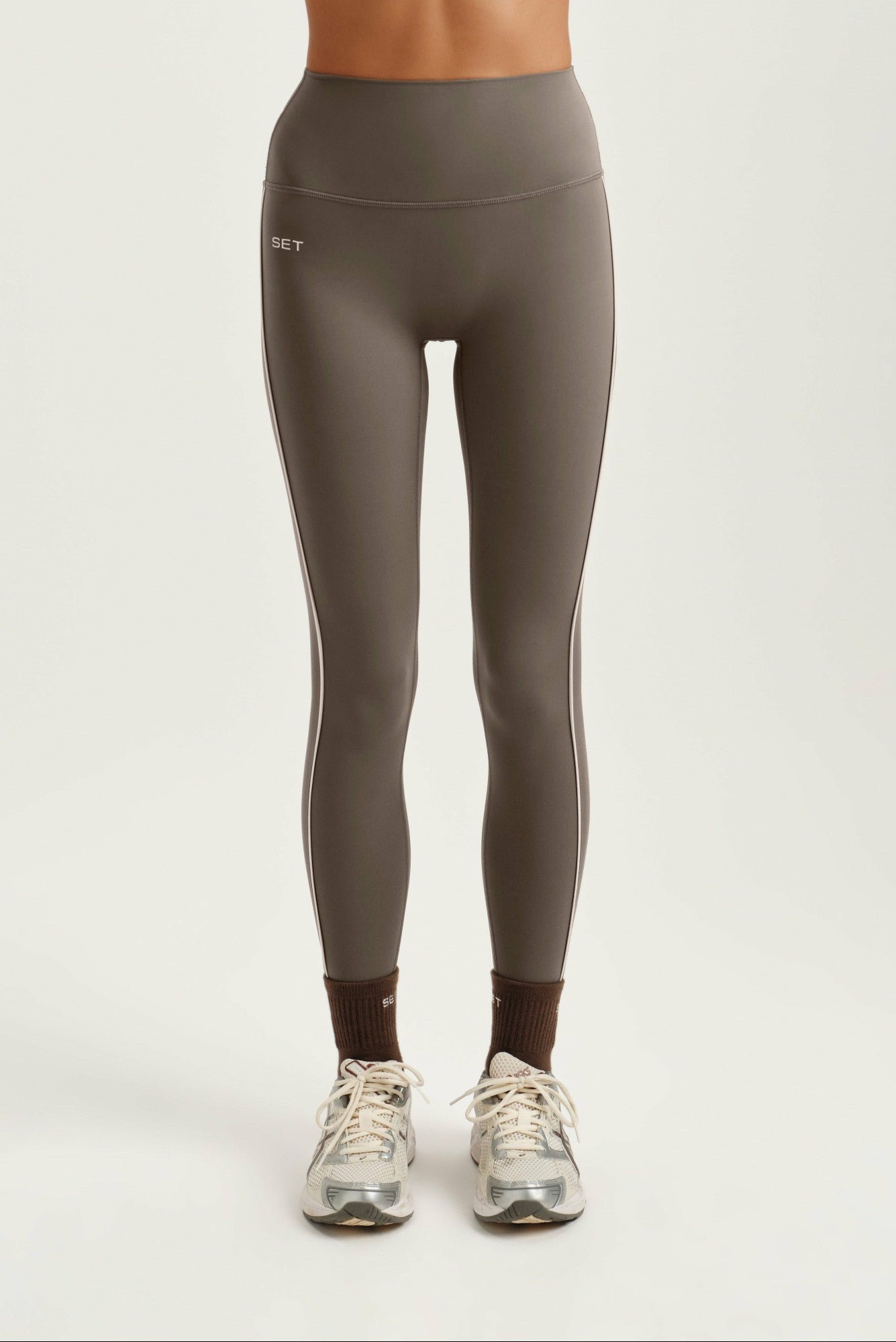 BREATHE 1.0 PIPE LEGGINGS - GRAIN | SET ACTIVE