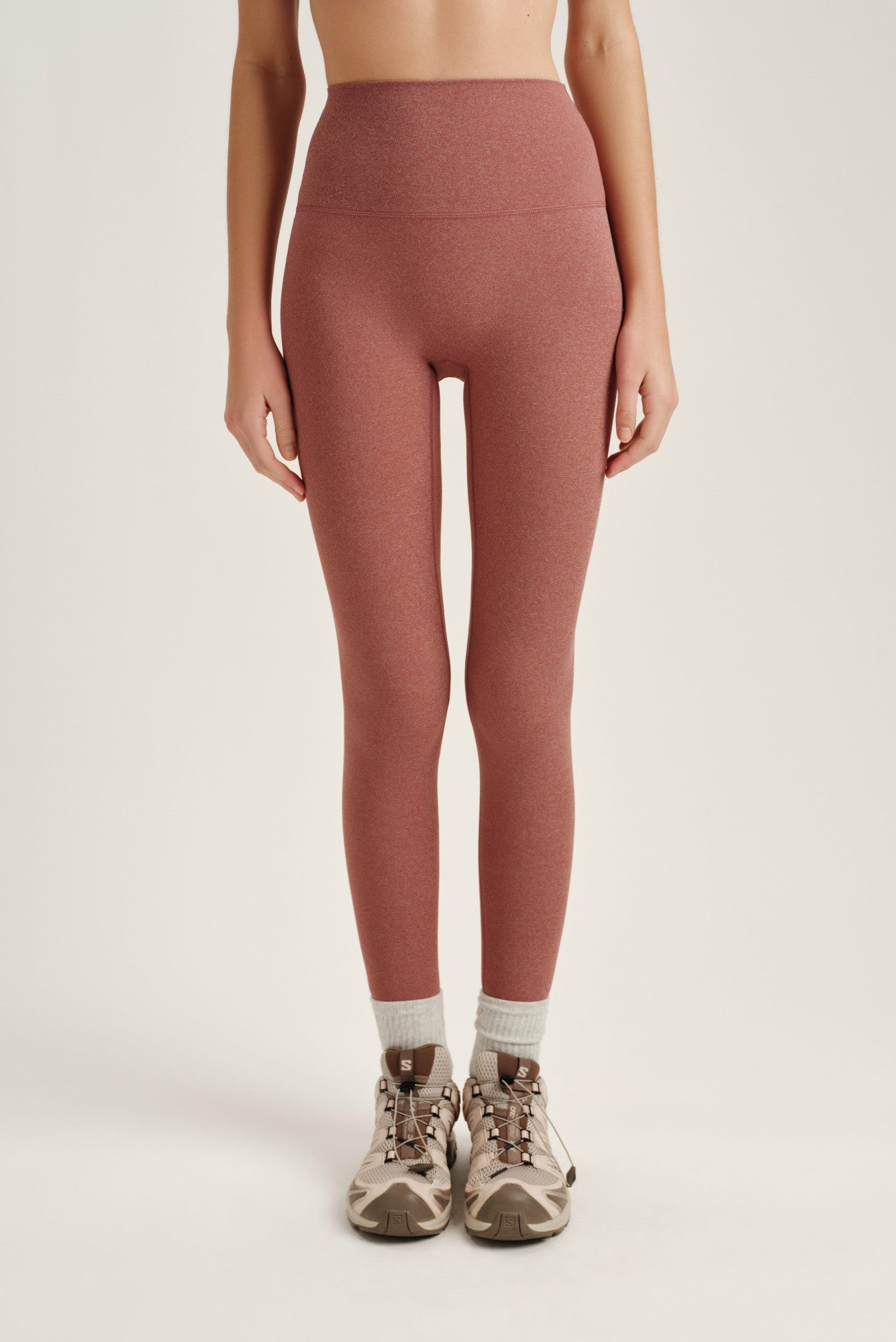 SPORTBODY® SPORTY HIGH-RISE LEGGINGS - SEPIA | SET ACTIVE