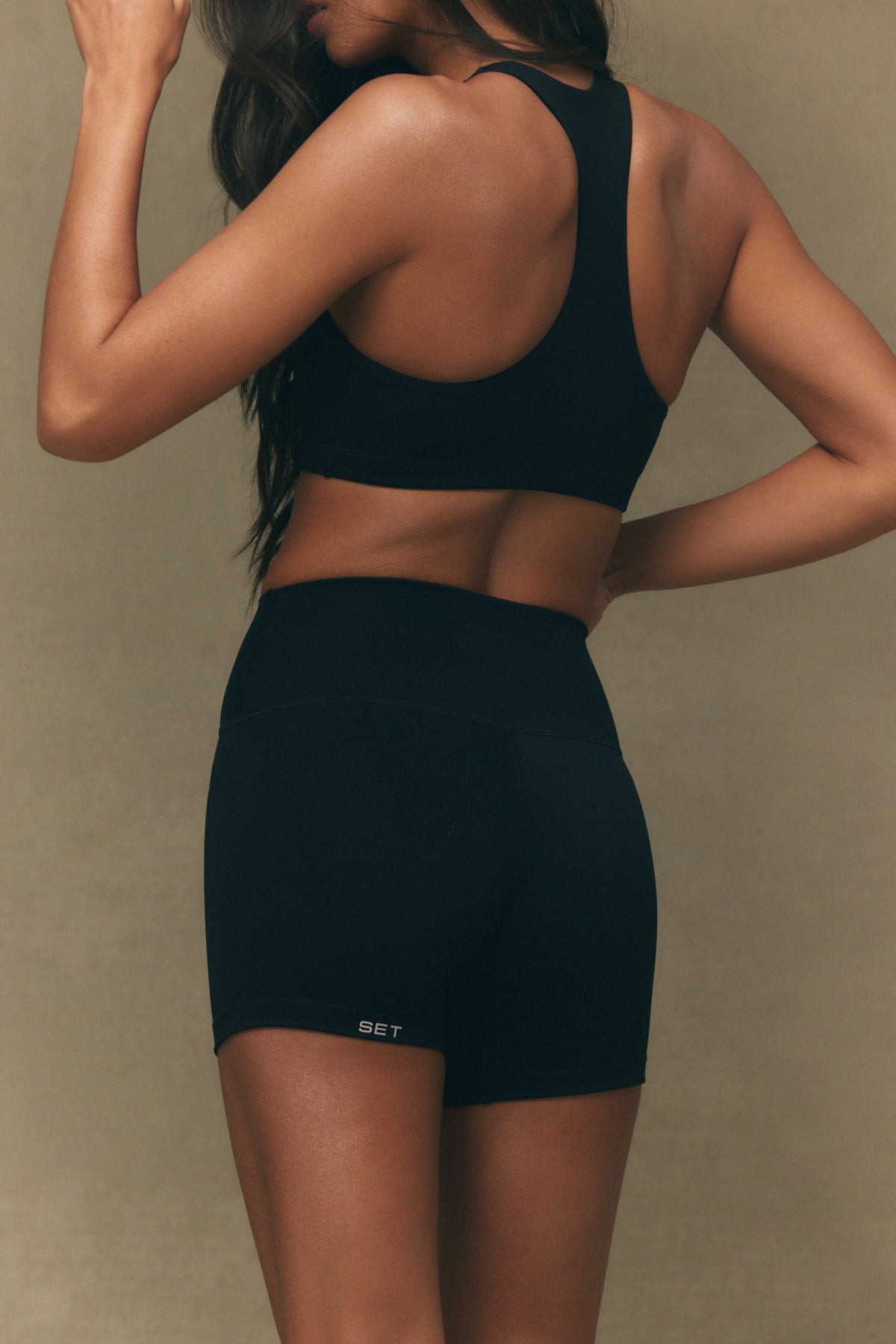 SPORTBODY® SPORTY DRILL BRA - ONYX | SET ACTIVE
