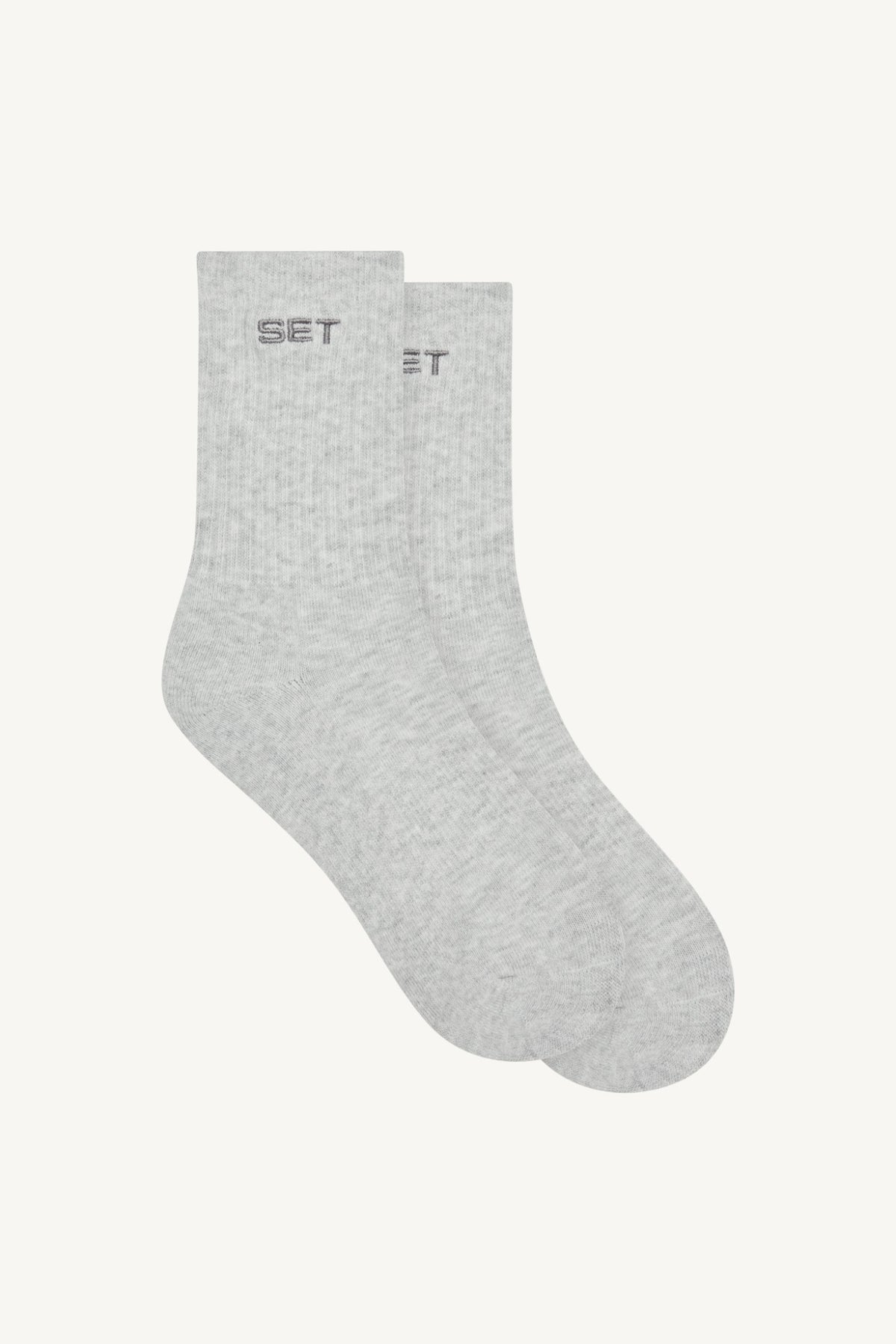 SET SOCKS (3 PACK) - WHITE/HEATHER GREY/ONYX | SET ACTIVE