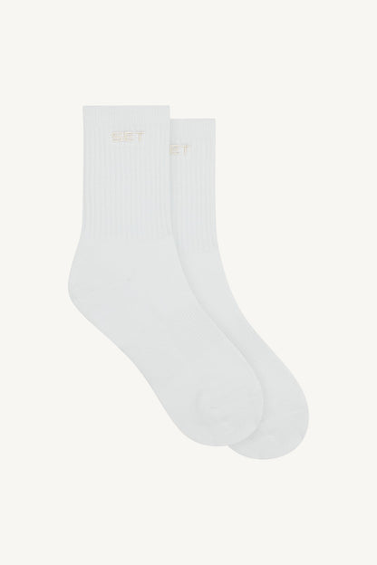 SET SOCKS (3 PACK) - WHITE/HEATHER GREY/ONYX | SET ACTIVE