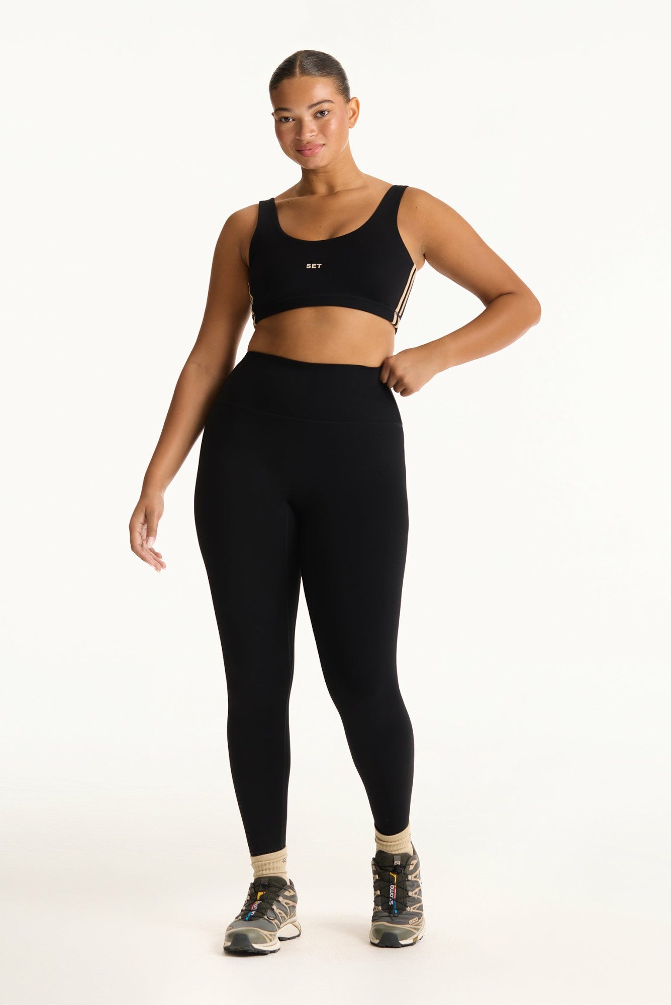 SPORTBODY® SPORTY HIGH-RISE LEGGINGS - MARLIN | SET ACTIVE