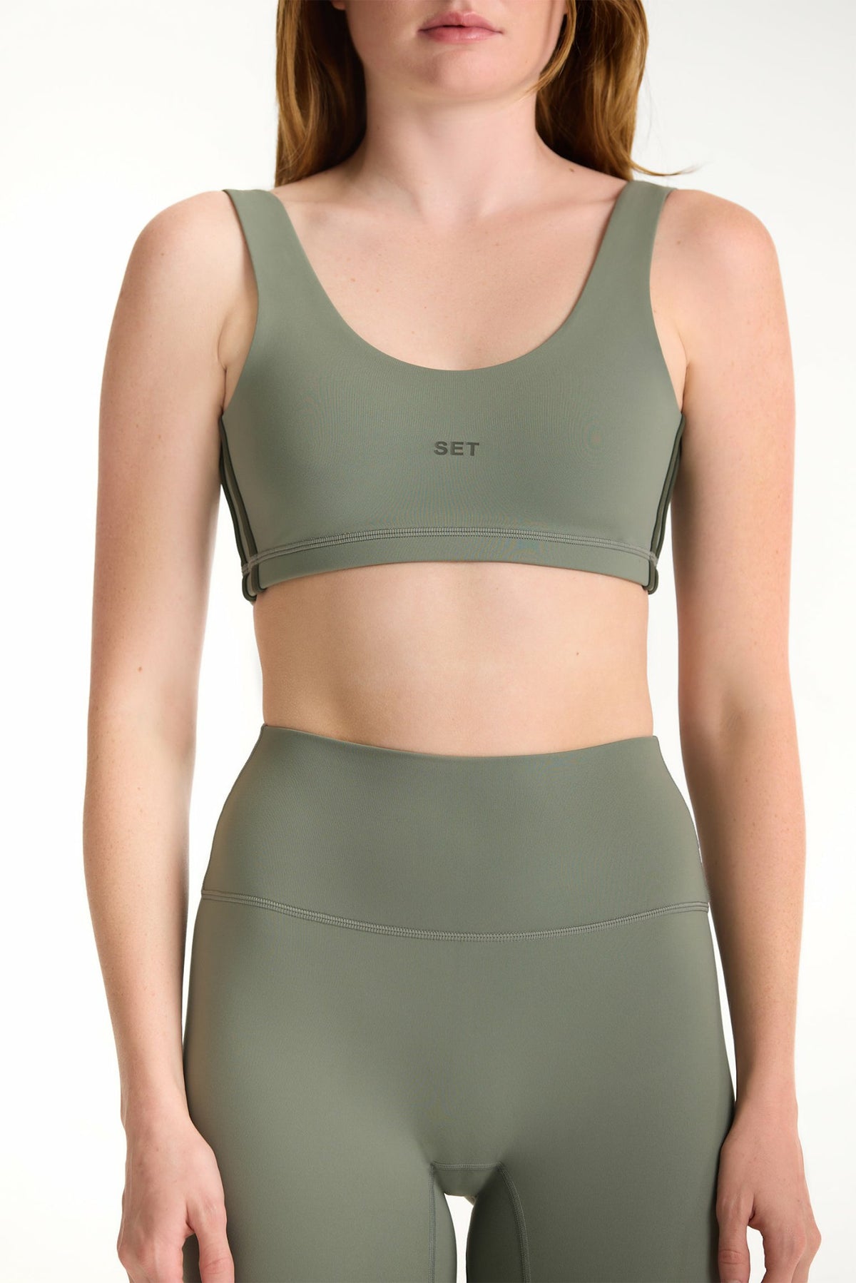 SPORTBODY® SPORTY DUO LIFT BRA - KELP | SET ACTIVE
