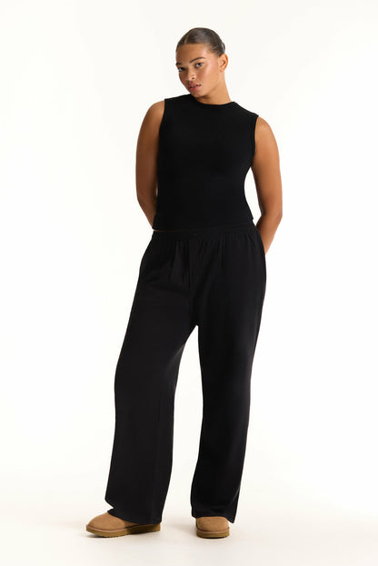 RIBBED MODAL BODY MUSCLE TANK - ONYX | SET ACTIVE