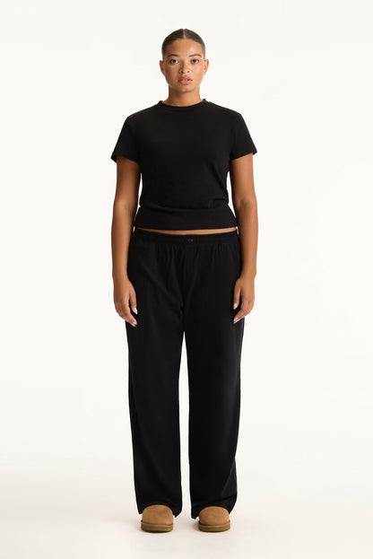 CLASSIC COTTON DAILY STAPLE TEE - ONYX | SET ACTIVE