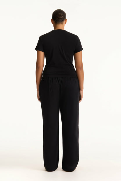 CLASSIC COTTON DAILY STAPLE TEE - ONYX | SET ACTIVE