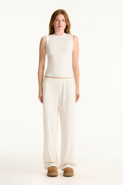 RIBBED MODAL BODY MUSCLE TANK - BLANC | SET ACTIVE