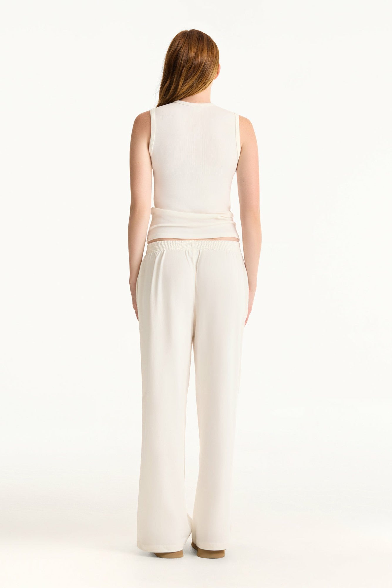 RIBBED MODAL BODY MUSCLE TANK - BLANC | SET ACTIVE