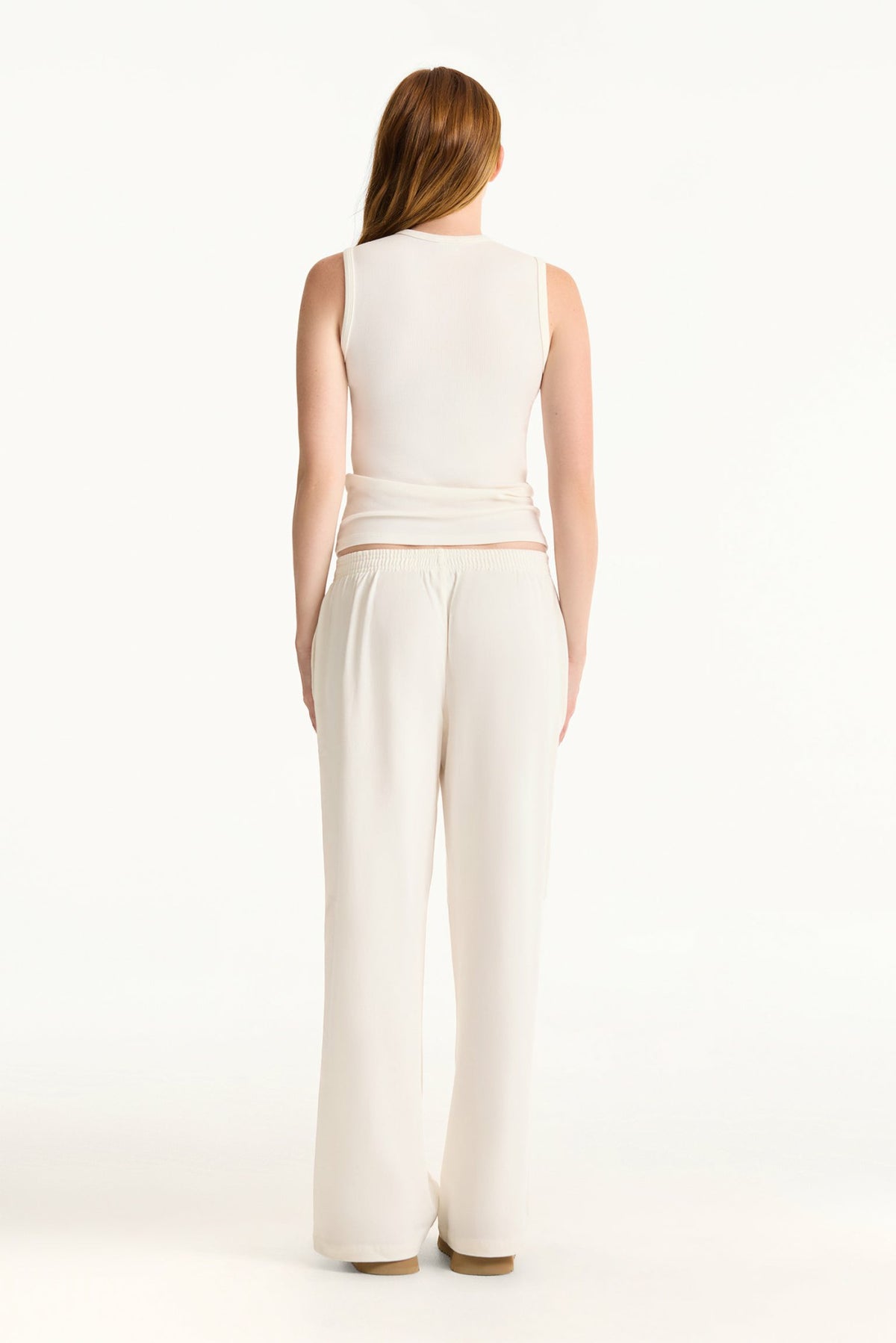 RIBBED MODAL BODY MUSCLE TANK - BLANC | SET ACTIVE