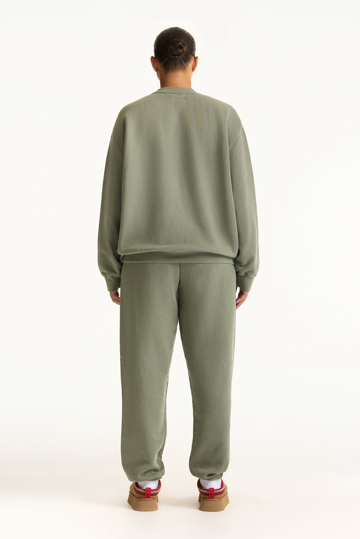 MIDWEIGHT SWEATS STAPLE OLD SCHOOL SWEATPANTS - KELP | SET ACTIVE