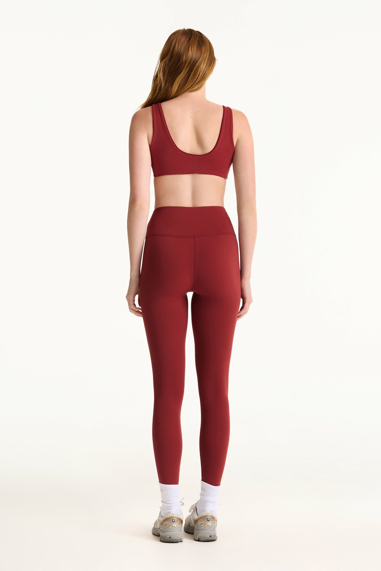 BREATHE 1.0 CONTRAST WRAP BRA - SNAPPER | SET ACTIVE