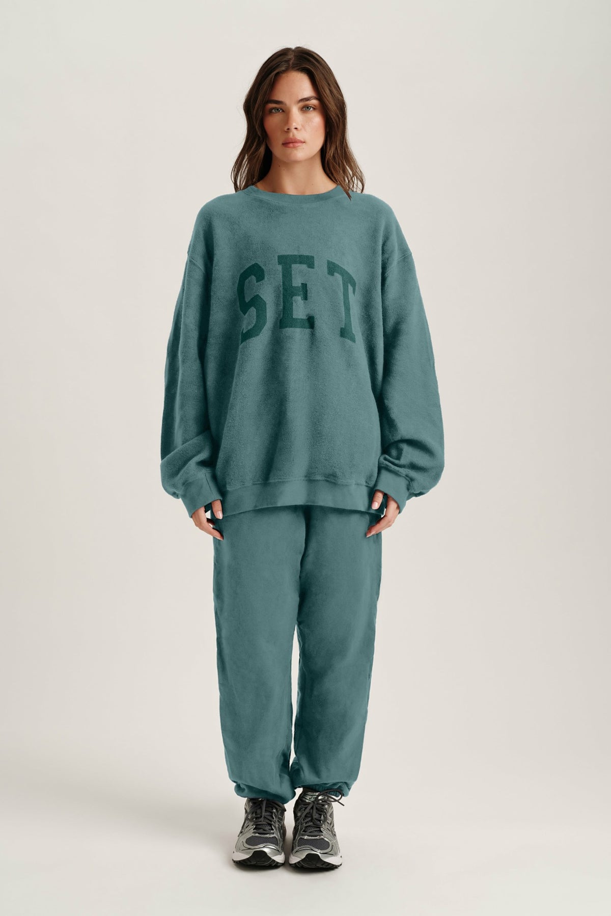 MIDWEIGHT SWEATS STAPLE LAYERED SWEATS - SYNC | SET ACTIVE