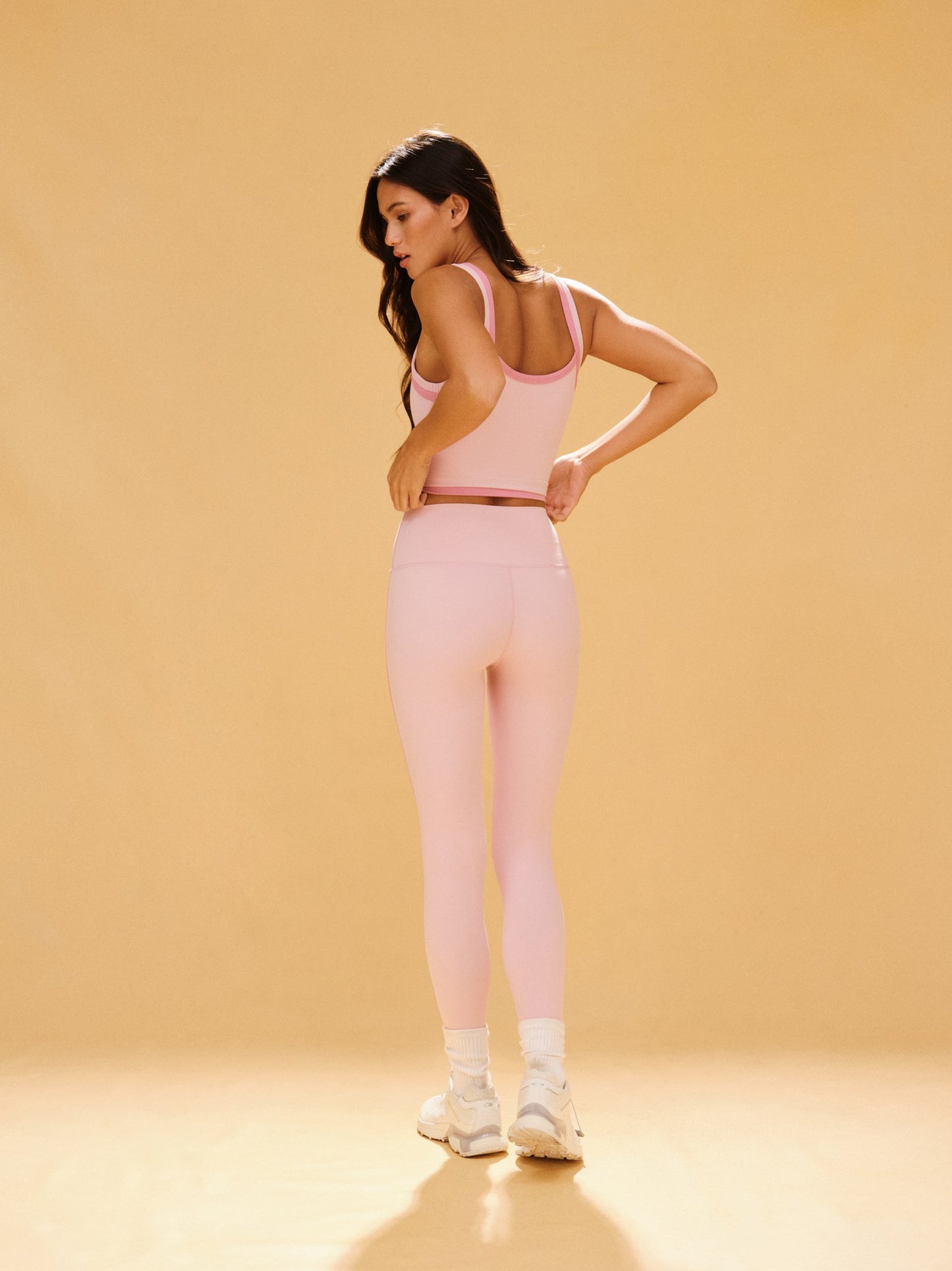 BREATHE 1.0CONTRAST DOUBLE STRAP TANK - BLOOM | SET ACTIVE