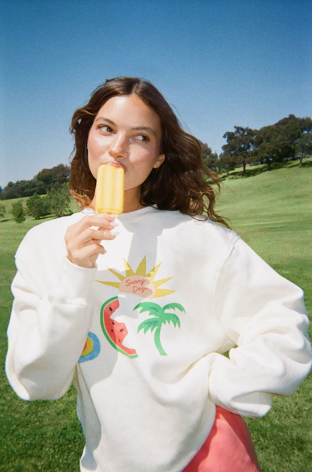 MIDWEIGHT SWEATS STAPLE SET SUNNY DAYS CREWNECK - HAVEN | SET ACTIVE