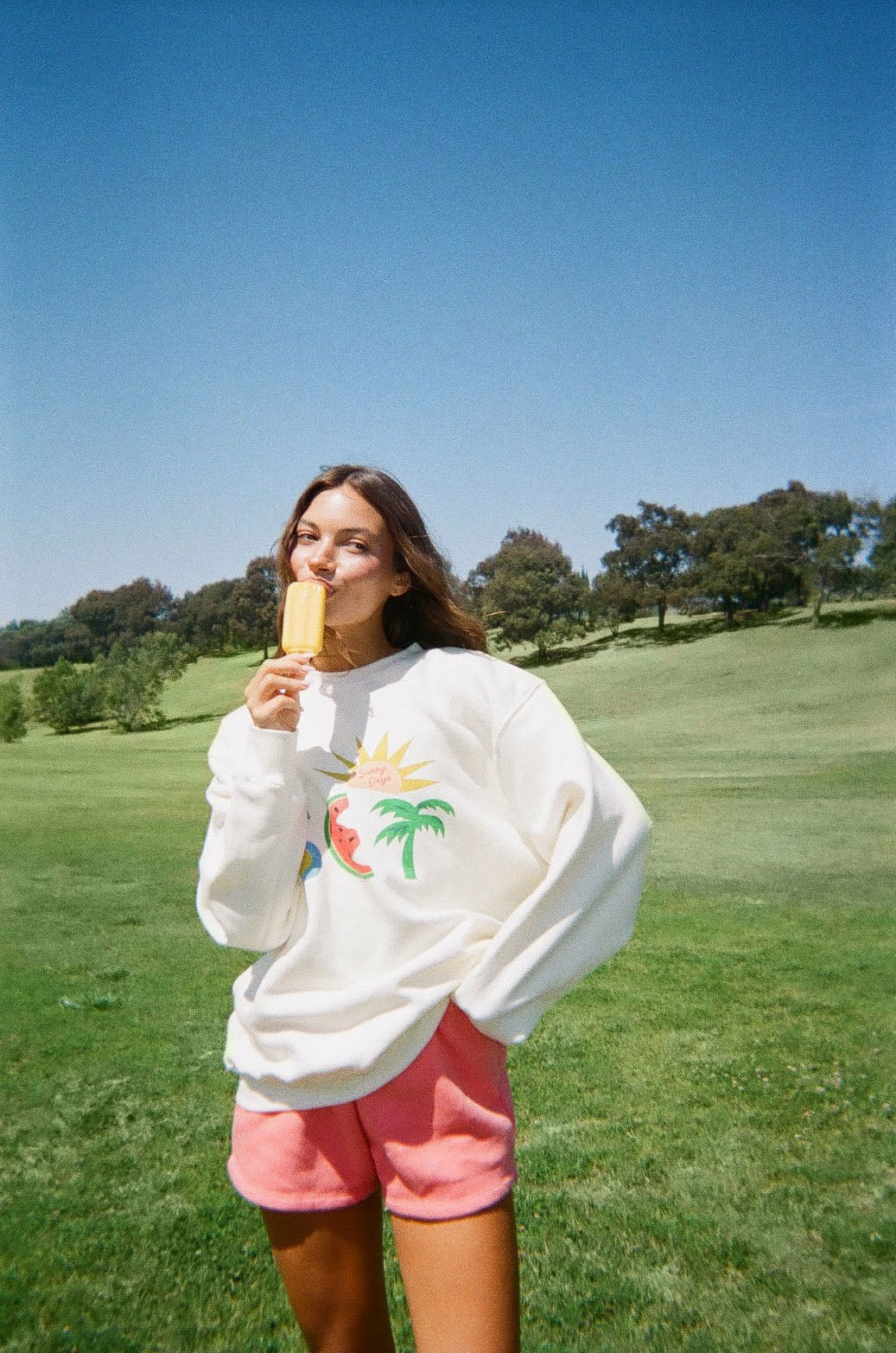 MIDWEIGHT SWEATS STAPLE SET SUNNY DAYS CREWNECK - HAVEN | SET ACTIVE