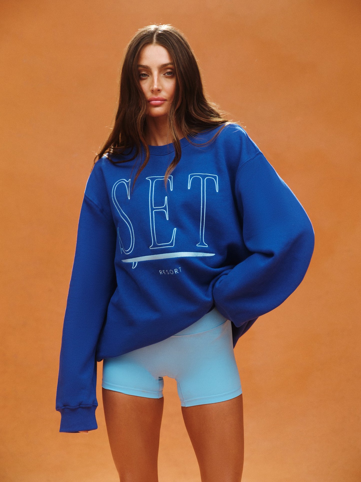 MIDWEIGHT SWEATS STAPLE SET RESORT CREWNECK - MAUI | SET ACTIVE
