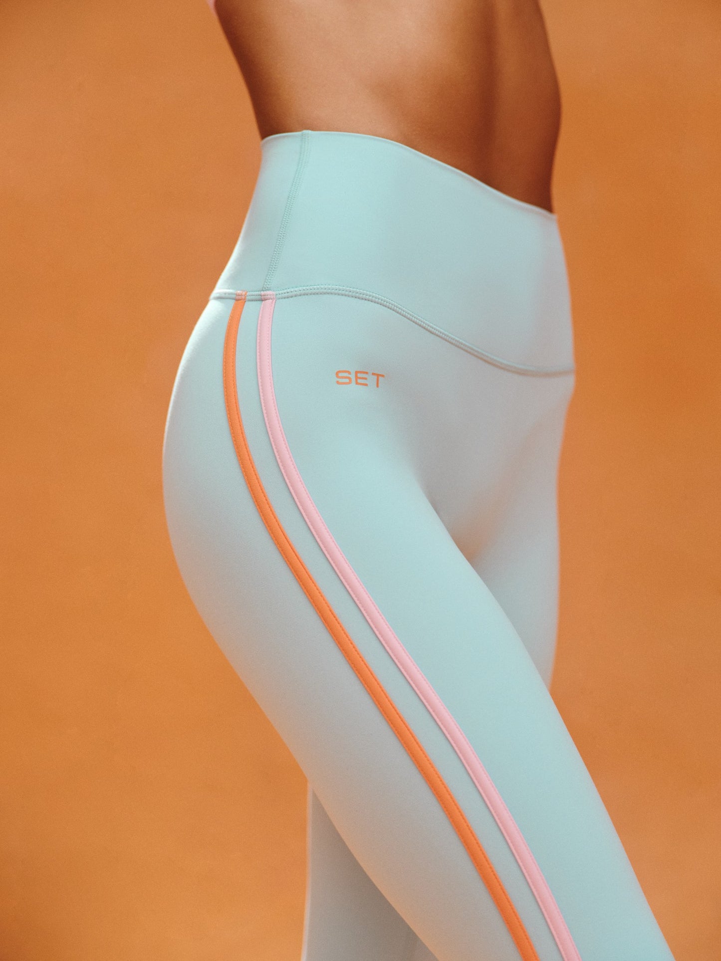 SPORTBODY® SPORTY DUO STRIPE LEGGINGS - TROPICS | SET ACTIVE