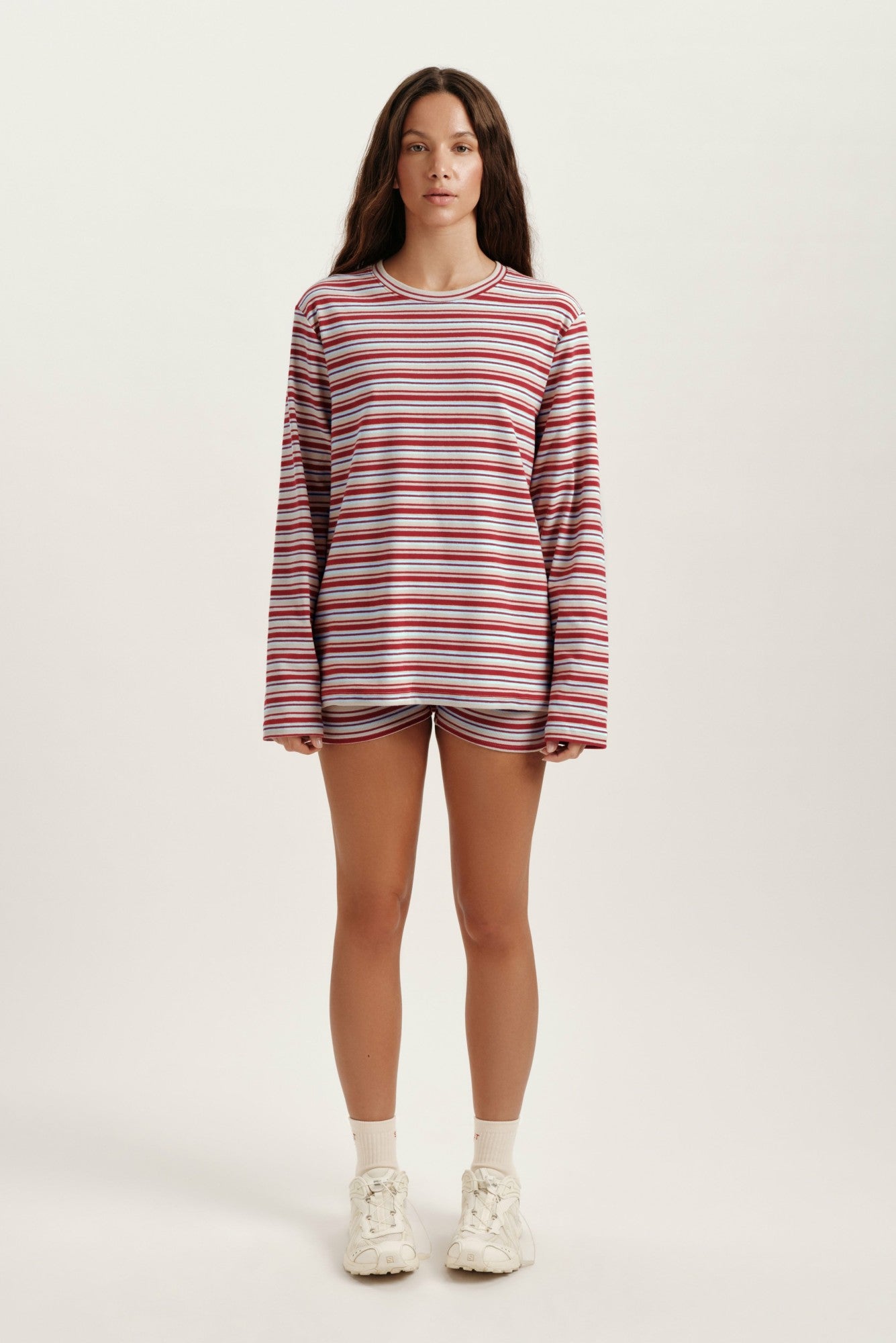 STRIPE JERSEY STRIPE OVERSIZED LONG SLEEVE - LYRIC | SET ACTIVE