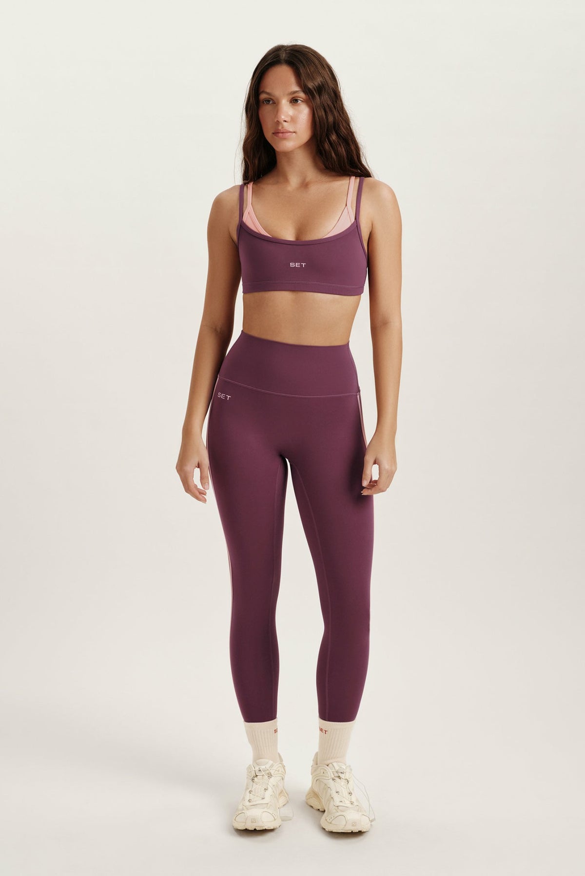 BREATHE 1.0 LAYERED MOVE BRA - ROSEBUD | SET ACTIVE