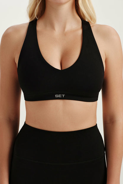 SPORTBODY® SPORTY VAULT BRA - ONYX | SET ACTIVE