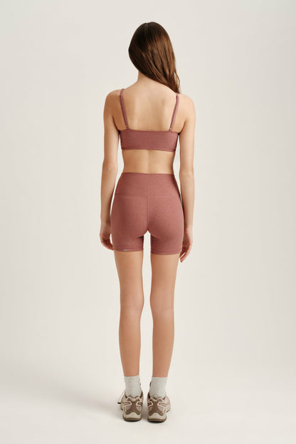 SPORTBODY® SPORTY STITCH BRA - SEPIA | SET ACTIVE