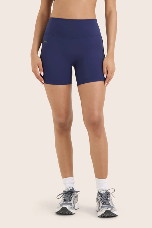 SPORTBODY® SPORTY DUO STRIPE SHORTS - LAKE | SET ACTIVE