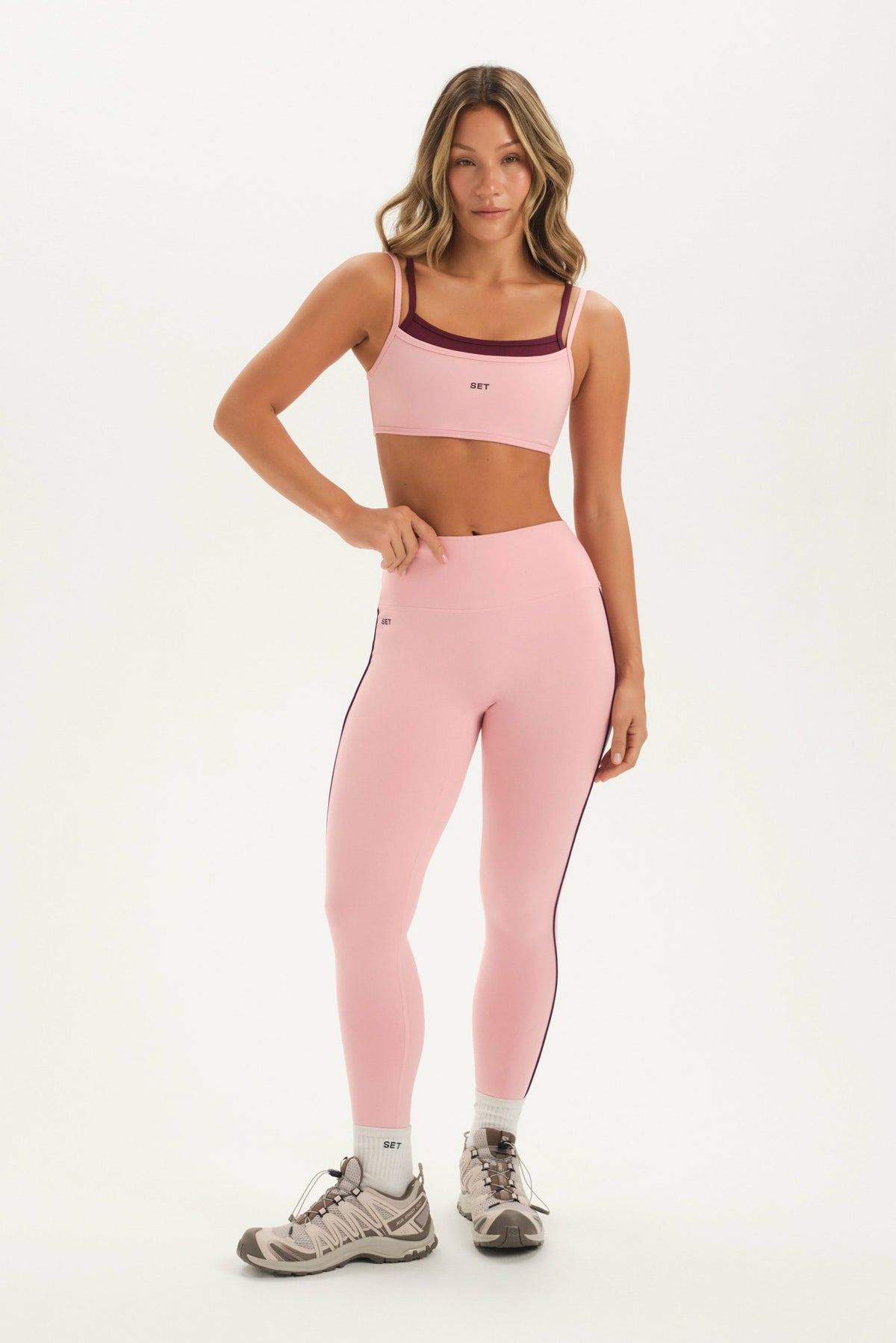 FORMCLOUD® CLOUD PIPE HIGH-RISE LEGGINGS - GARNET | SET ACTIVE