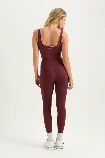 BREATHE 1.0 CONTRAST WRAP TANK - SAHARA | SET ACTIVE