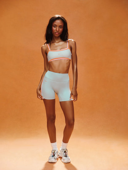 SPORTBODY® SPORTY DUO STRIPE SHORTS - TROPICS | SET ACTIVE