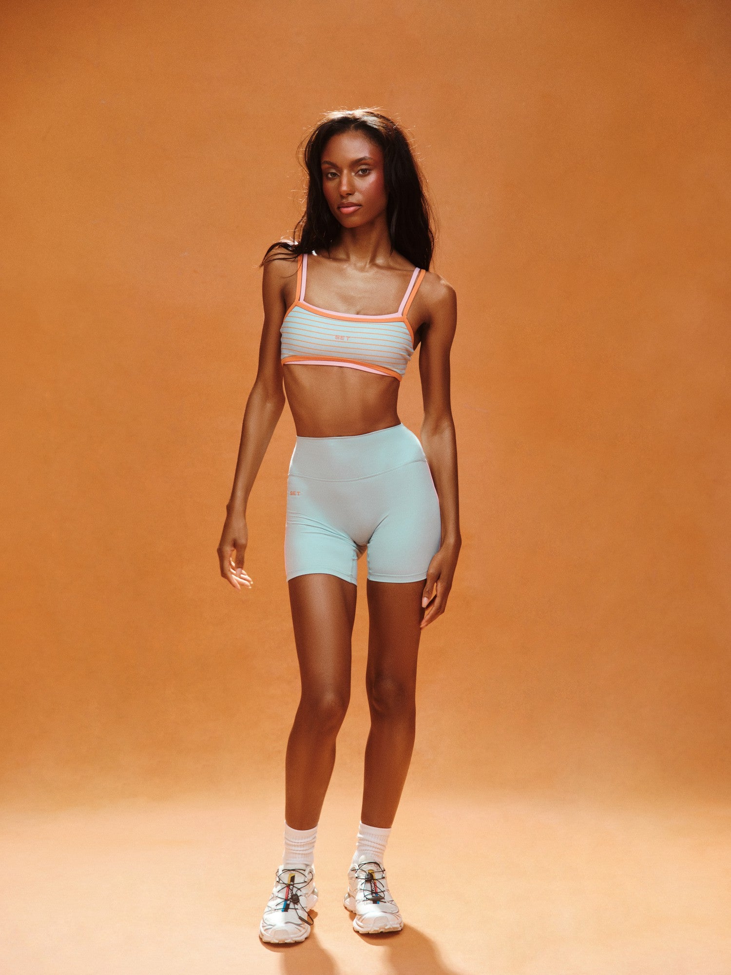 SPORTBODY® SPORTY STRIPE STRAP BRA - TROPICS | SET ACTIVE