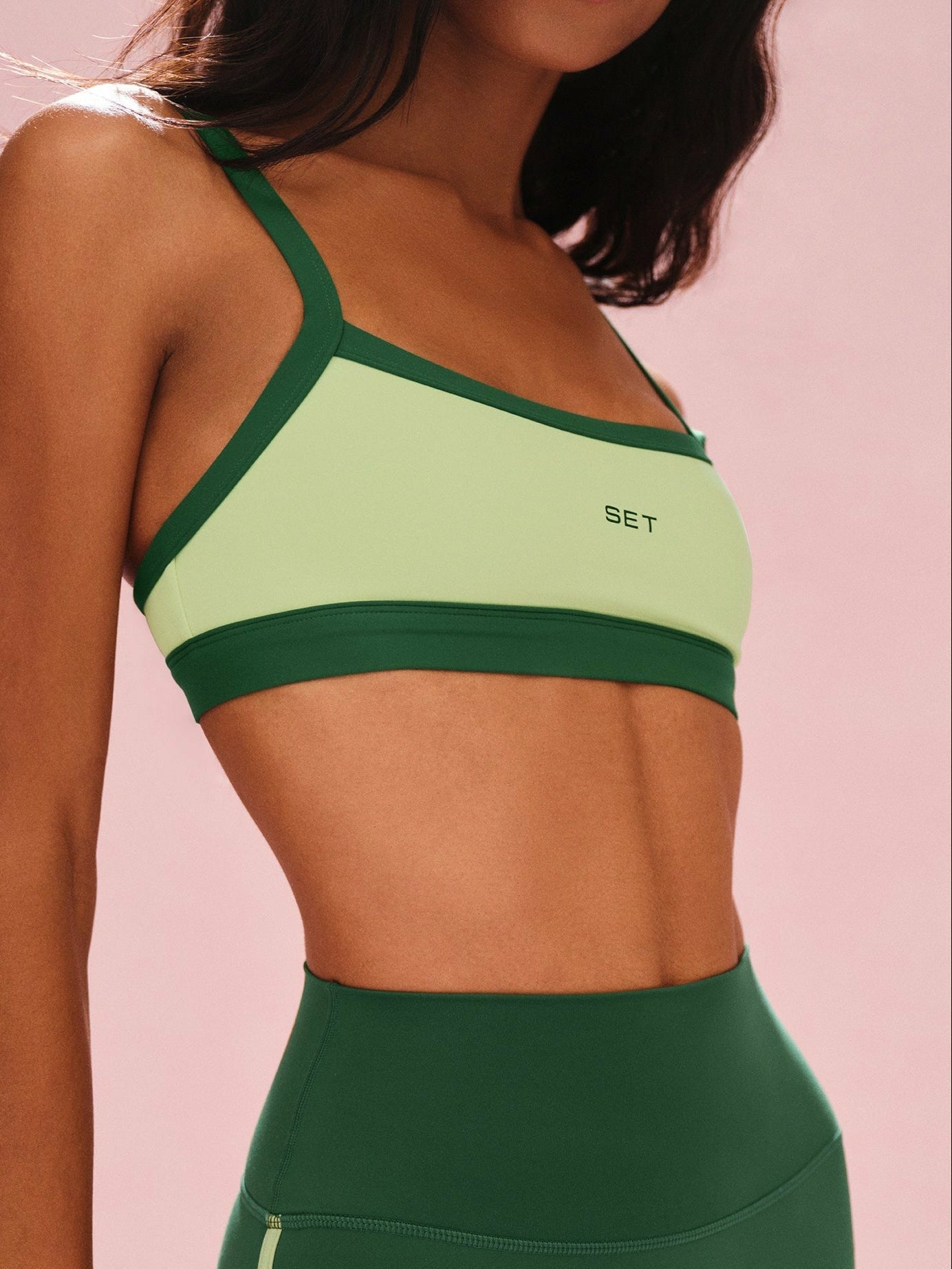 SPORTBODY® SPORTY SCOOP BRA - LAWN | SET ACTIVE