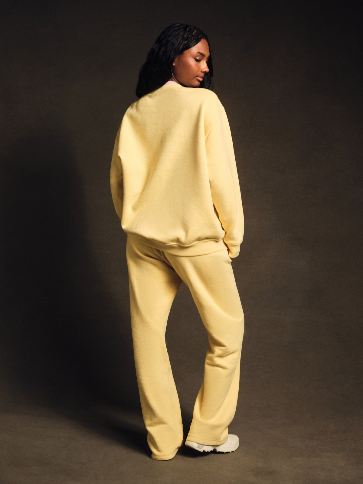 MIDWEIGHT SWEATS STAPLE STRAIGHT LEG SWEATPANTS - TAFFY | SET ACTIVE