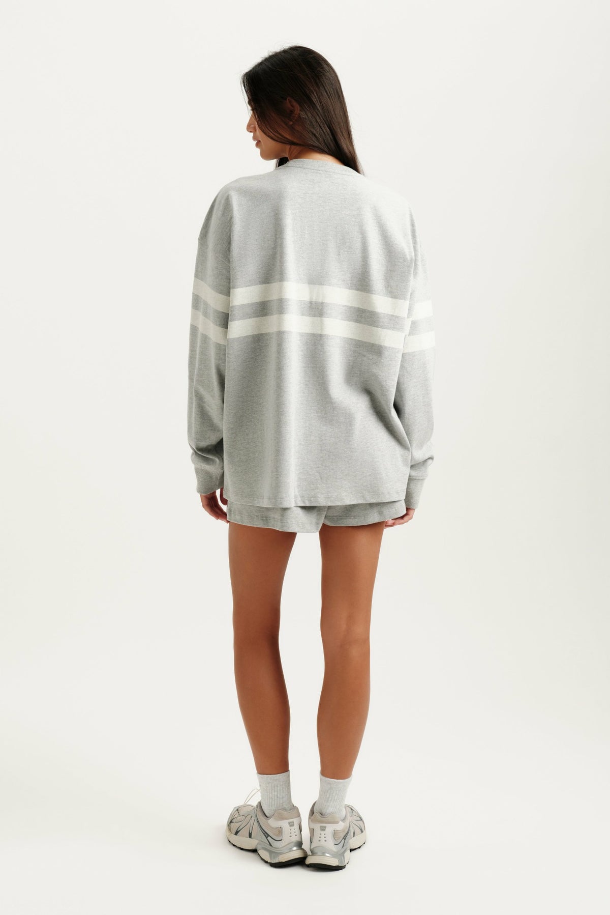 HEAVY COTTON EASY STRIPE LONG SLEEVE - WORN | SET ACTIVE