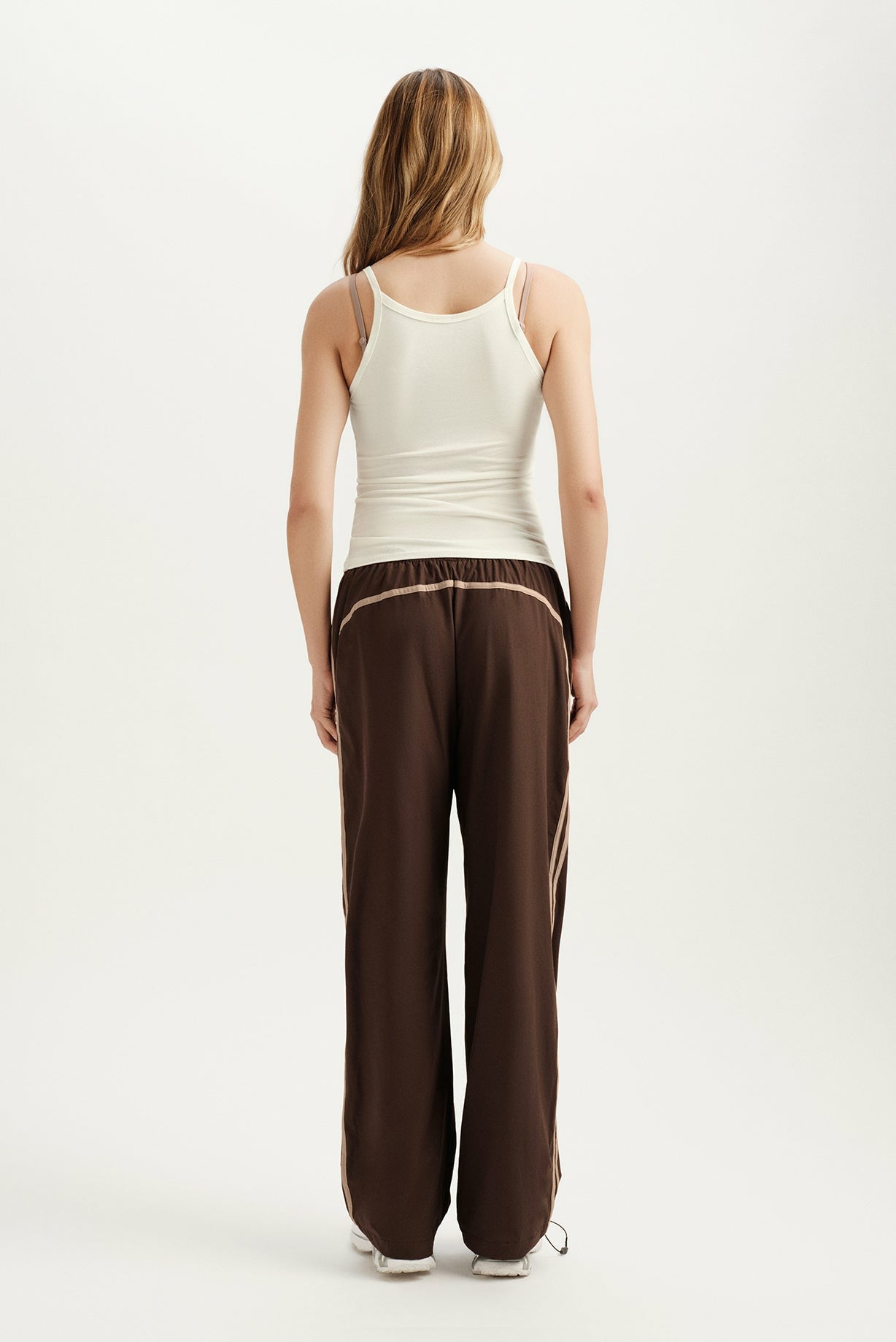 STRETCH COTTON LAYER COLLAR TANK - DUST | SET ACTIVE