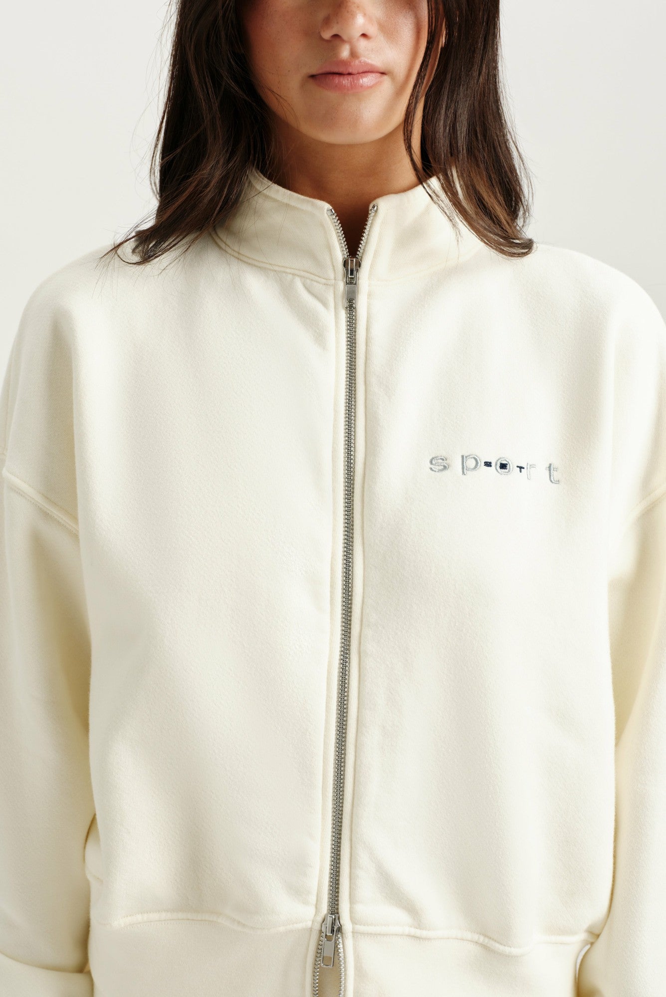 MIDWEIGHT SWEATS STAPLE SET FUNNEL ZIP - HAVEN | SET ACTIVE