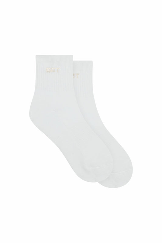 SET SHORTY SOCKS - WHITE/BLANC | SET ACTIVE