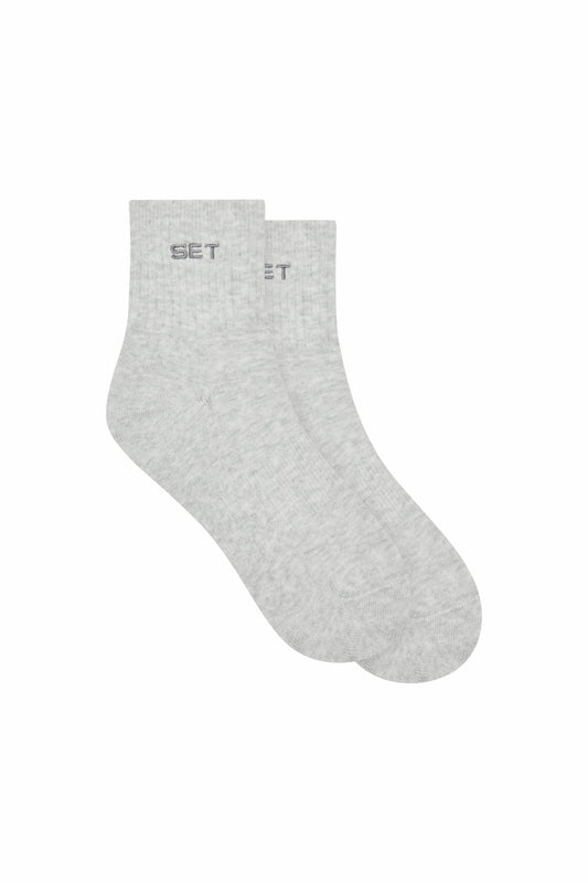 SET SHORTY SOCKS - HEATHER GREY | SET ACTIVE