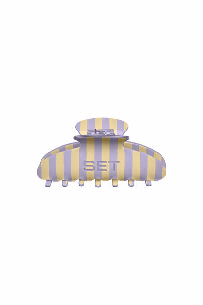 SET STRIPE CLAW CLIP - BUTTERCREAM | SET ACTIVE