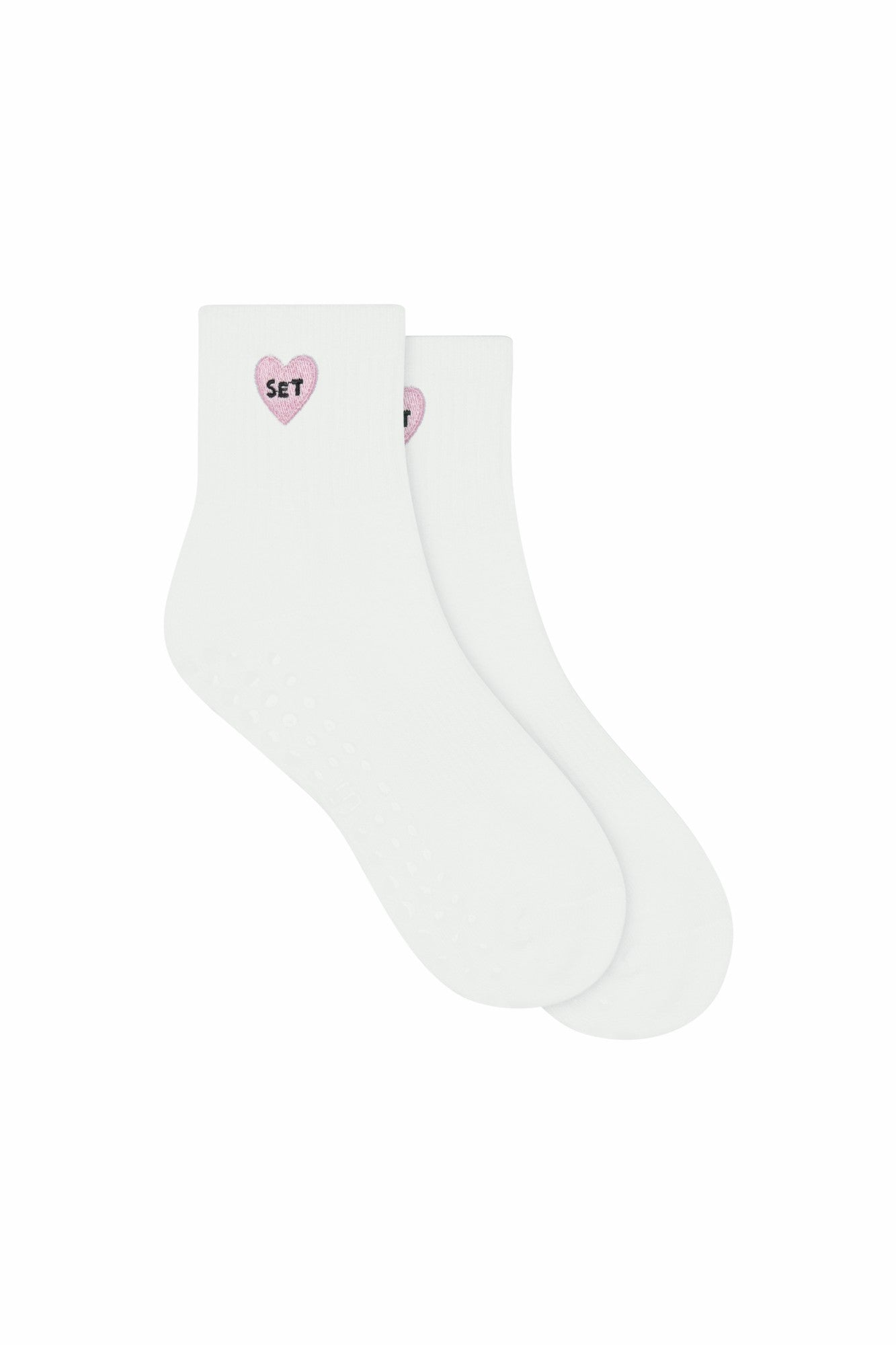 I LOVE SET GRIP SHORTY SOCKS - ICING | SET ACTIVE