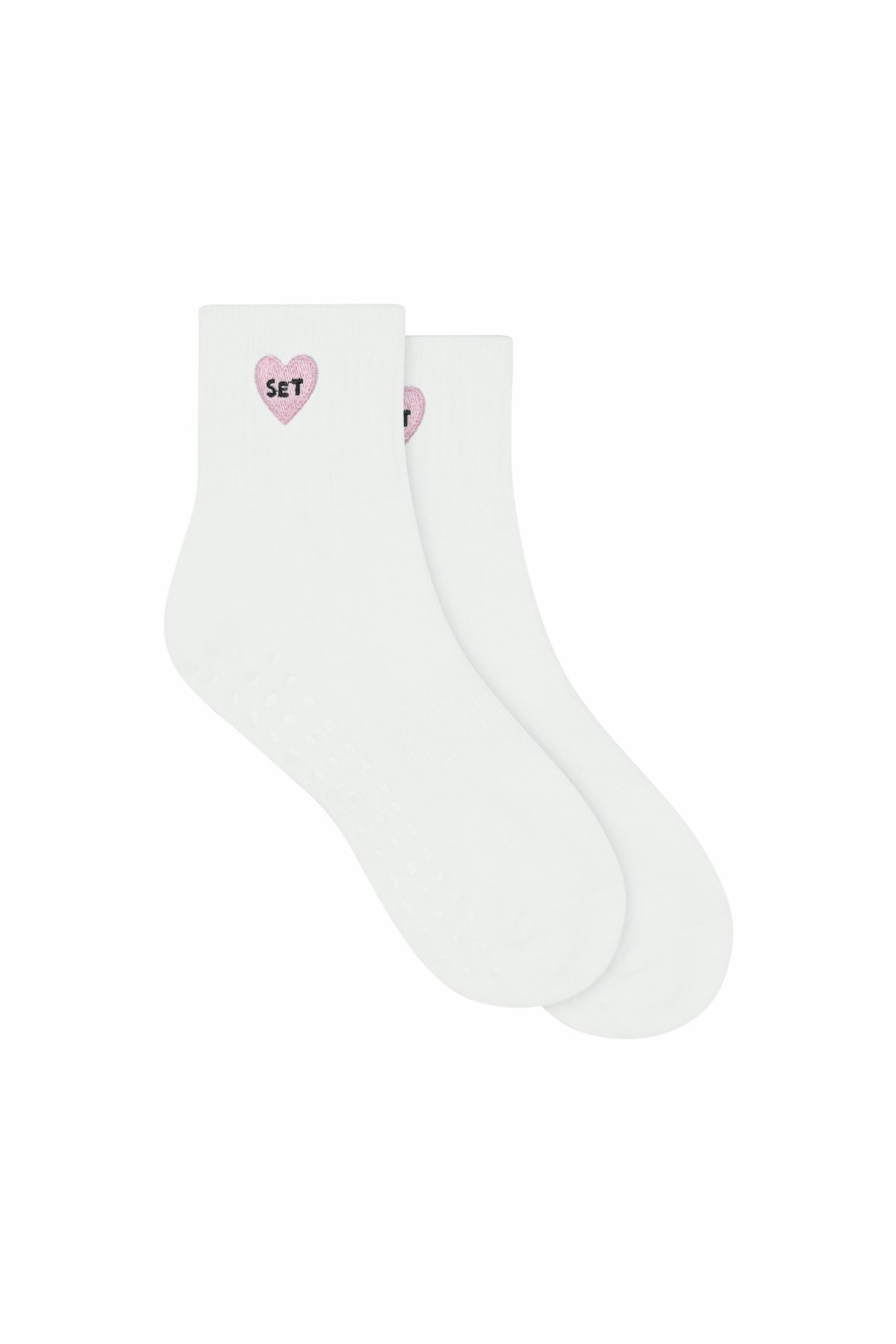 I LOVE SET GRIP SHORTY SOCKS - ICING | SET ACTIVE
