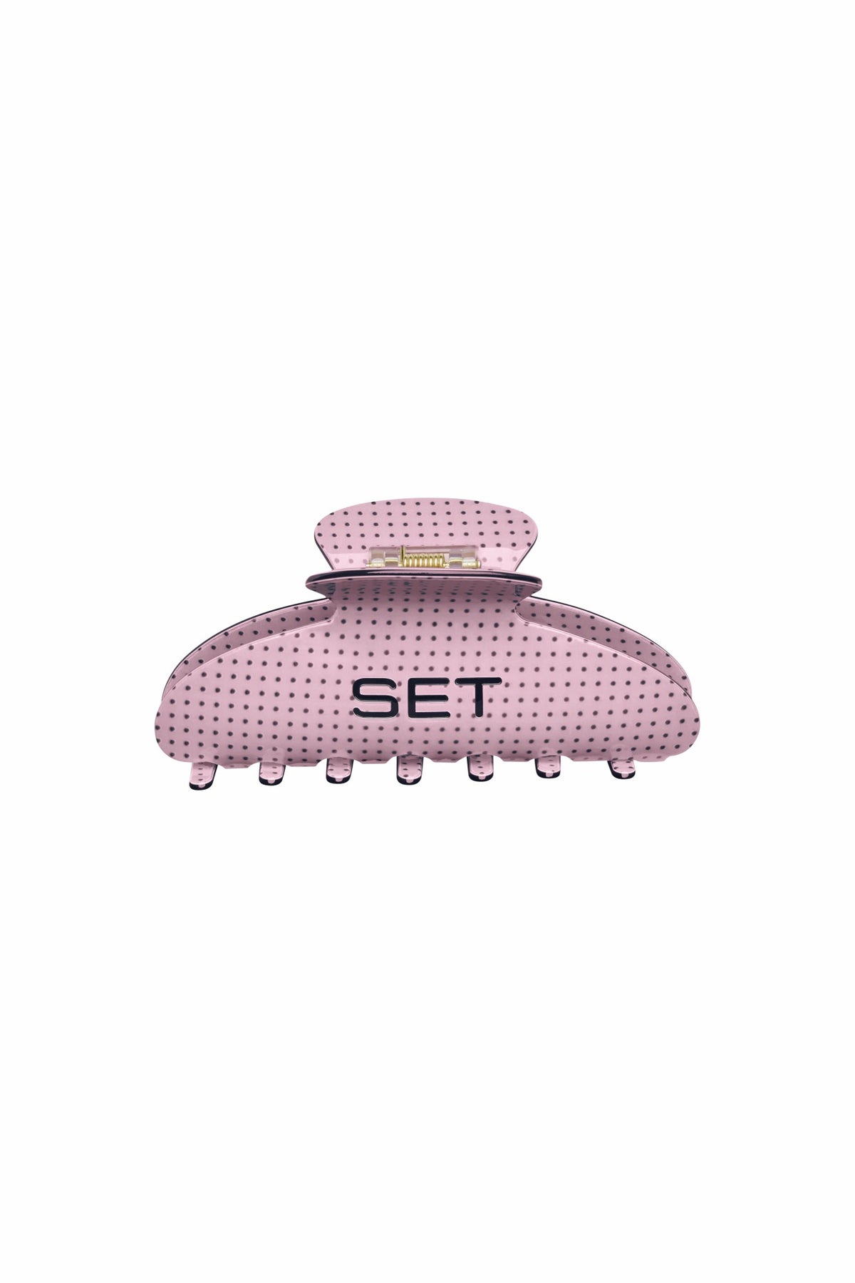 SET POLKA DOT CLAW CLIP - PINK CONFETTI | SET ACTIVE