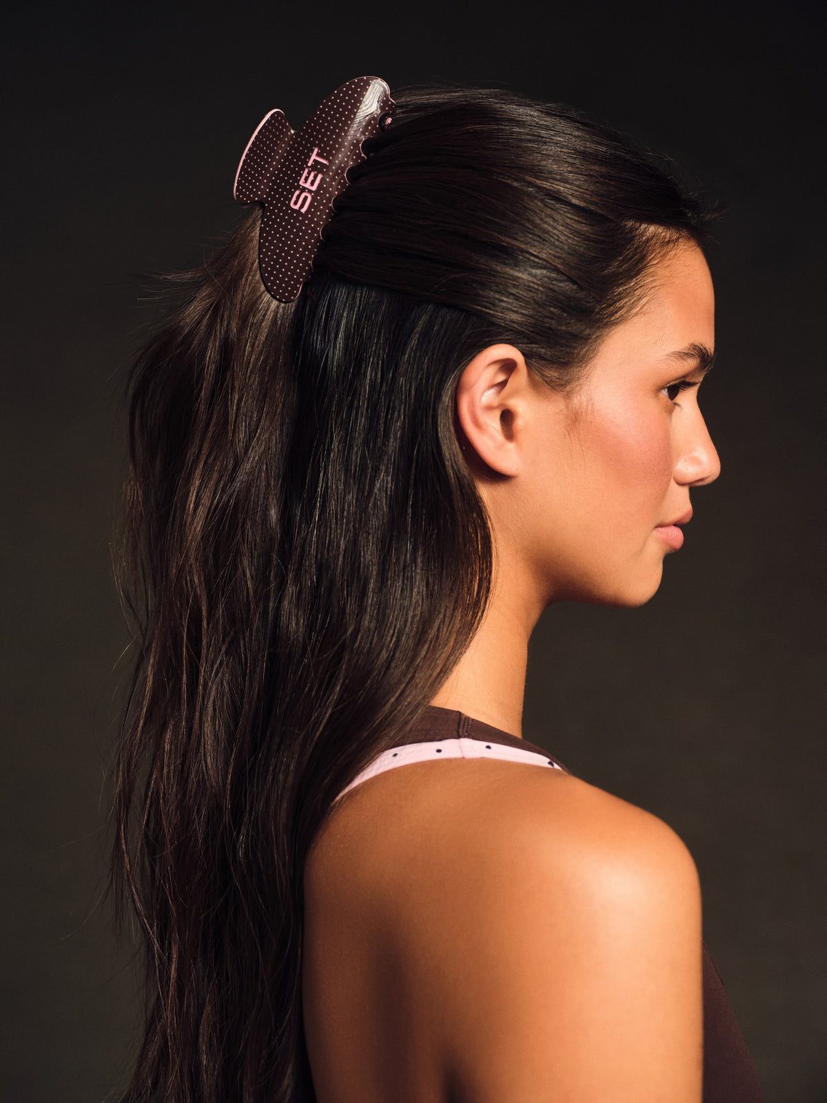 SET POLKA DOT CLAW CLIP - SWIRL | SET ACTIVE