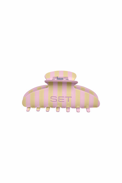 SET STRIPE CLAW CLIP - TAFFY | SET ACTIVE