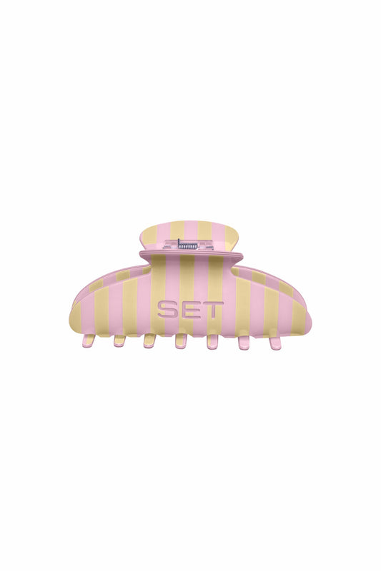 SET STRIPE CLAW CLIP - TAFFY | SET ACTIVE