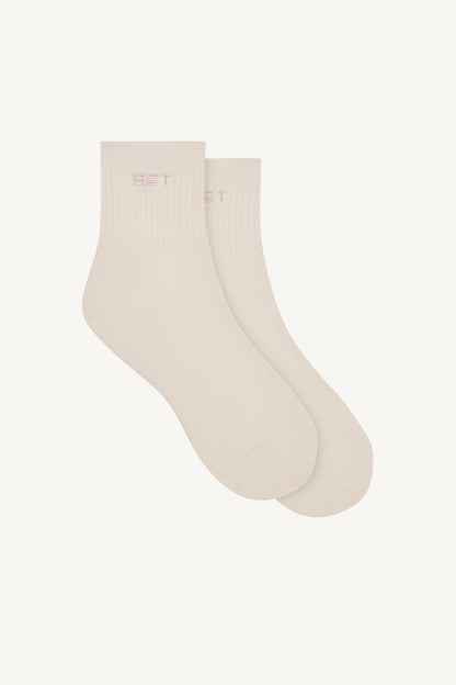 SET SHORTY SOCKS - CREAM/BLUSH | SET ACTIVE