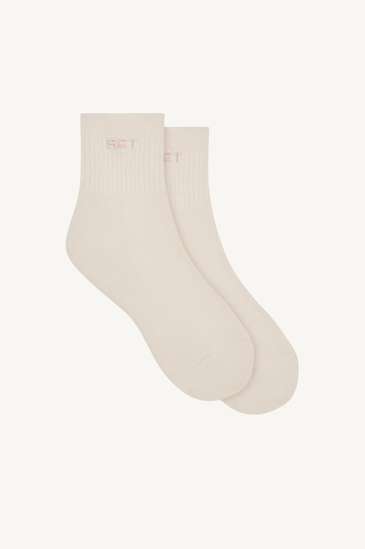 SET SHORTY SOCKS - CREAM/BLUSH | SET ACTIVE